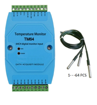 RS485 temperature inspection instrument DS18B20 sensor 8 channels in total 64 probes Multi-Channel temperature transmitter
