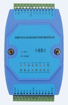 Universal 16-way switch input module dry node input acquisition module RS485 communication photoelectric isolation