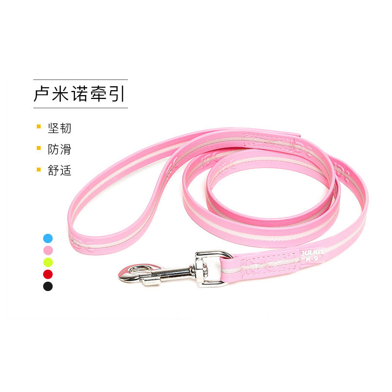 Julius k9 rubber leash dog one drag two double head traction multi-purpose European imported pet supplies