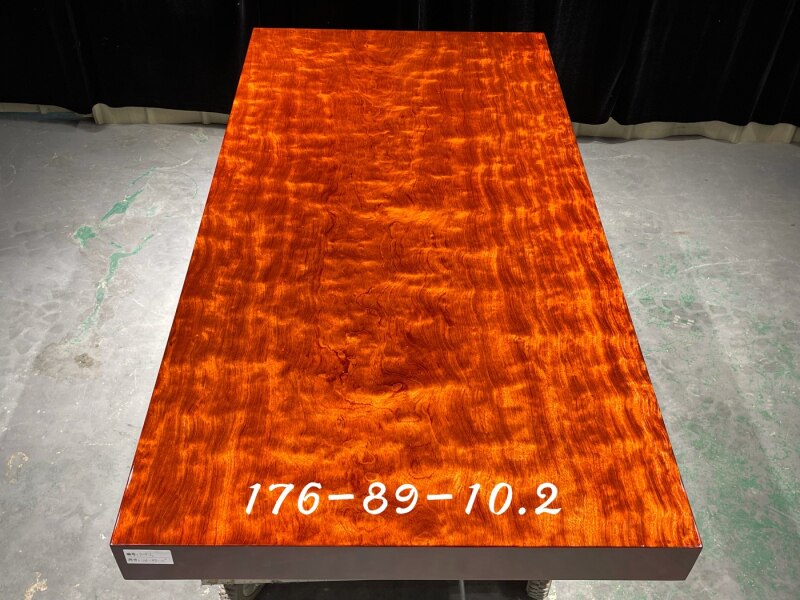 Bahua solid wood large board tea table new Chinese log executive desk modern minimalist mahogany dining table 176-89-10 2