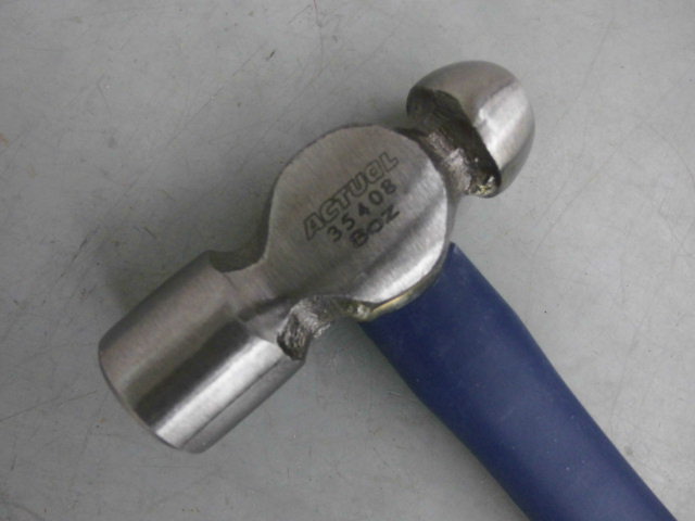 Shanghai Angxin Tool Round Head Hammer Fiber Handle Milky Hammer Hammer hammer Home Furnishing Tools 8OZ 35408-Taobao
