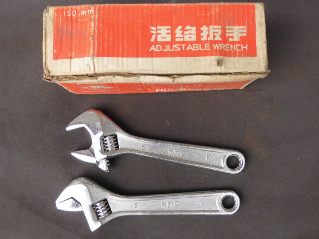 Nineties old product 6 inch live mouth wrench adjustable wrench 150mm live wrench household mini live wrench