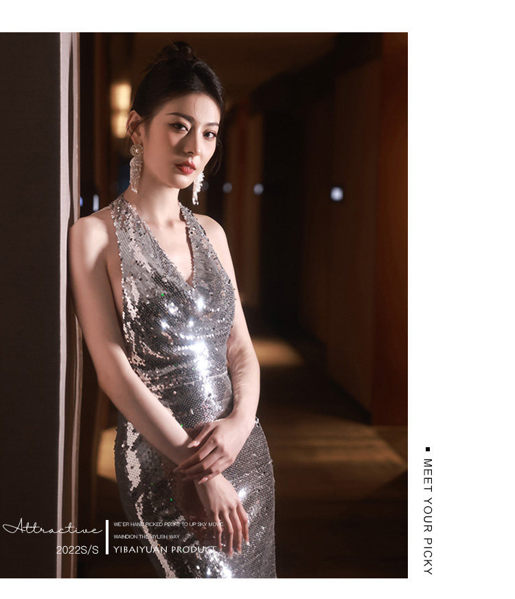 Элитное вечернее платье, крой «рыбий хвост», 2025 года Monthly sky heart 