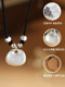 S999 Pure Silver Little Fatty Pendant Necklace for Women 2025 New Light Luxury Niche High-end Autumn and Winter Accessories as Gifts