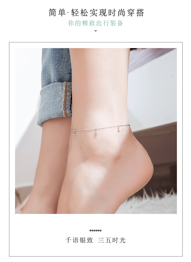 Chaine de cheville Femme en Argenterie - Ref 3104993 Image 9