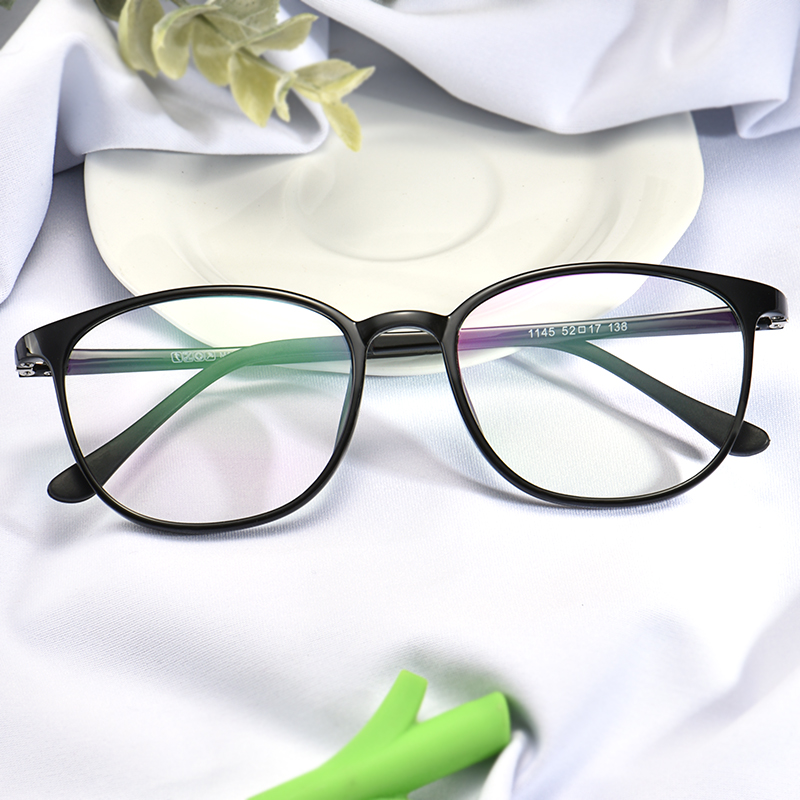 Myopia glasses women's finished product TR90 ultra-light glasses frame retro Korean version tide round face eye frame men's degree frame