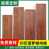 Indonesia Pinewood Embalming Wood Outdoor Floor Embalming Wood Floor Outdoor Terrace Patio Courtyard Garden Waterproof Balcony Wood