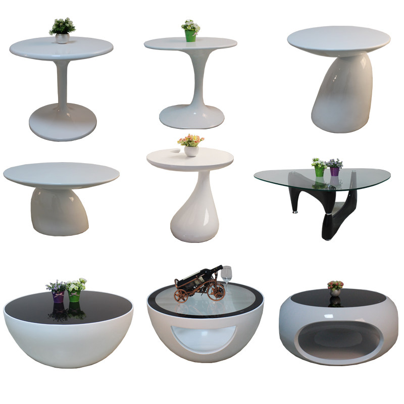 Carlogie small tea table Nordic net red round mushroom tea table with removable minima profiled personality sofa edge a few corners