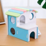 Радужная двухэтажная вилла, домик, игрушка, домашний питомец
