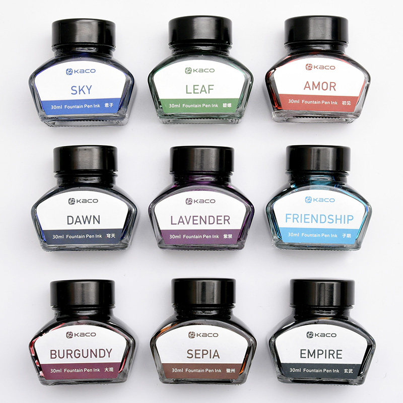 KACO Austrian original imported pen color non-carbon dye ink 30ML bottle pen ink