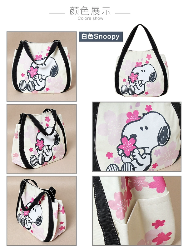 Hello kitty mẹ túi snoopy xác ướp túi công suất lớn mẹ ba lô thời trang ra mẹ và con gói