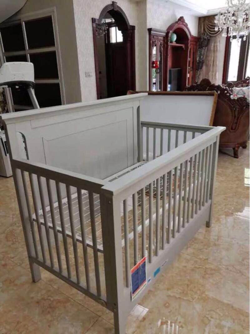 Zebeier environmental protection American crib splicing big bed multifunctional children's bed baby game bed newborn bb bed