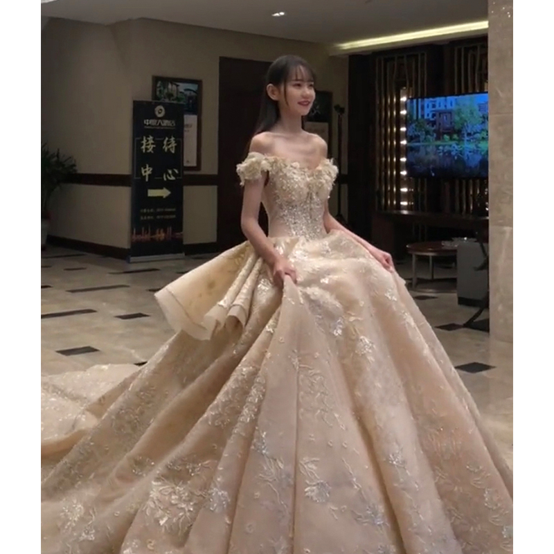 Advanced winter bag for bride for pregnant, 2022 collection, open shoulders, suitable for teen