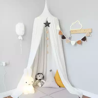 Nordic ins bedmantle children tent indoor princess girl bed canopy baby hanging ceiling tent children's room game House