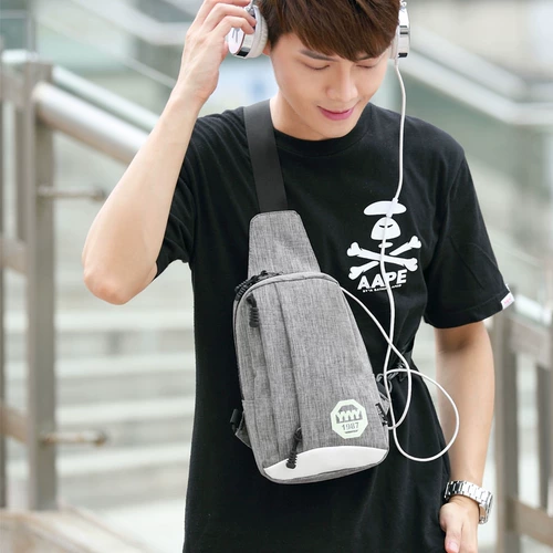 Мужская дорожная маленькая нагрудная сумка для отдыха, спортивный ремешок для сумки на одно плечо, поясная сумка для спортзала, простой и элегантный дизайн