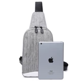 Мужская дорожная маленькая нагрудная сумка для отдыха, спортивный ремешок для сумки на одно плечо, поясная сумка для спортзала, простой и элегантный дизайн