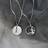 Ожерелье для влюбленных, памятная подвеска на день Святого Валентина, подарок на день рождения