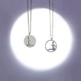 Ожерелье для влюбленных, памятная подвеска на день Святого Валентина, подарок на день рождения