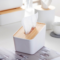 Simple desktop storage tissue box household multifunctional drawing paper box living room coffee table roll paper tube creative household goods