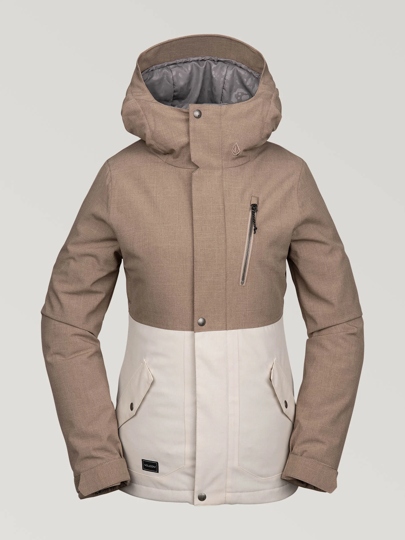 Volcom1920 new ski clothes women's outdoor windproof water breathable and warm display slim sea naughty spot second hair