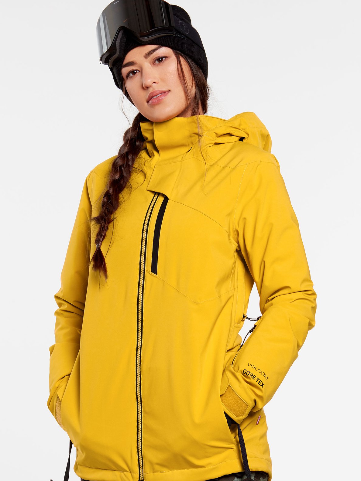 volcom2021 new women's ski suit Goretex plus cotton STRETCH warm and waterproof spot SF