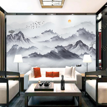 New Chinese WOOD AND WOOD FIBER INTEGRATED BOARD TV BACKGROUND WALL LANDSCAPE MOOD LIVING ROOM SOFA QUICK FIT WALL PANEL CUSTOMIZE