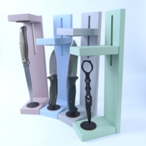 Magneto-suspended knife frame solid wood magnetic suction knife frame outdoor knife frame display knife-scalpel stand creative craft