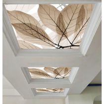 Modern minimalist art glass ceiling acrylic decorative glass aisle transparent 3d plexiglass ceiling