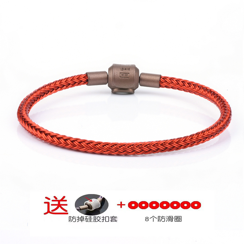 Suitable for Chow Sang Sang Transfer Beads Bracelet Wire Rope 3mm Waterproof Stainless Steel Beading Cord Can Accommodate 3D Hard Gold