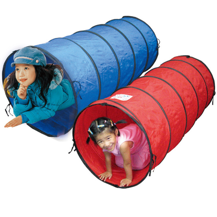 Young Teach Kindergarten Toys Children Drill Climbing Game Sunshine Tunnel Big Straight 2 Color Elector Q4010-Taobao