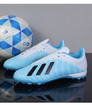 Special price C Roof football shoes Men and women Broken Nails Students Adults Training Artificial Meadow Ag Long Nails Anti Slip And Kick Kids Shoes