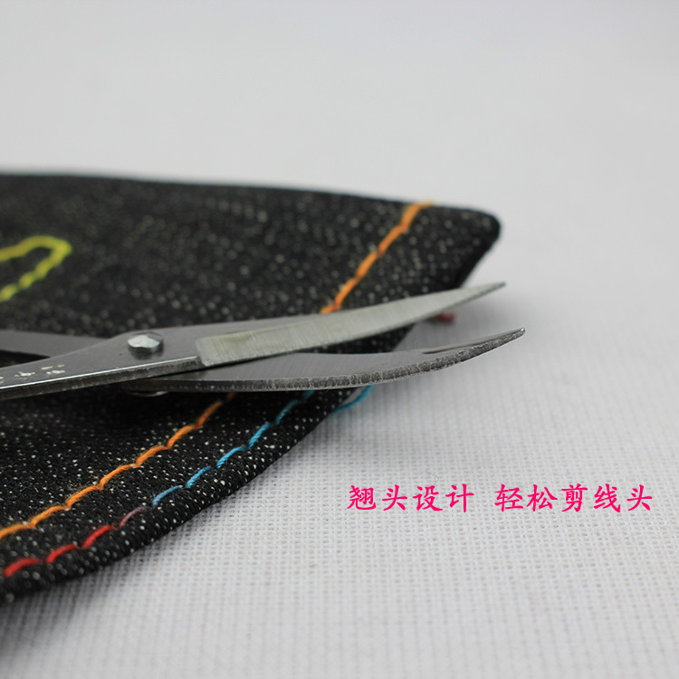 Genuine Wang Tôi Ambrose kéo thêu Alice đầu thép không gỉ 3202 4,5 inch kéo cong kéo thêu cross-stitch - Công cụ & phụ kiện Cross-stitch tranh thêu chữ thập khổ lớn