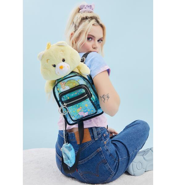 Spot USA Dolls Kill Rainbow Bear transparent mini-shoulder bag jelly bag