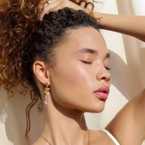 US Official Web Bella Love with Brand Stars with Transparent Colorful Butterfly Earrings