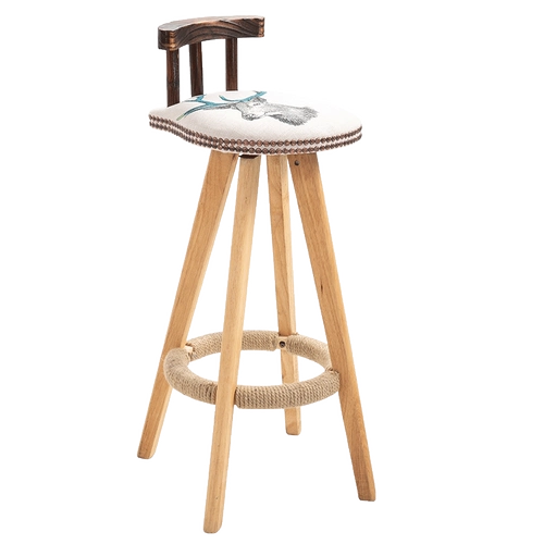 Столковые бары Стул современный минималистский ротация ретро высокий табурет творческий батон