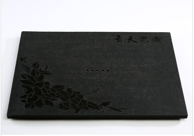 Ding heng sharply stone tea tray was large sea the whole piece of simple stone kung fu tea tea set tea sets of drainage