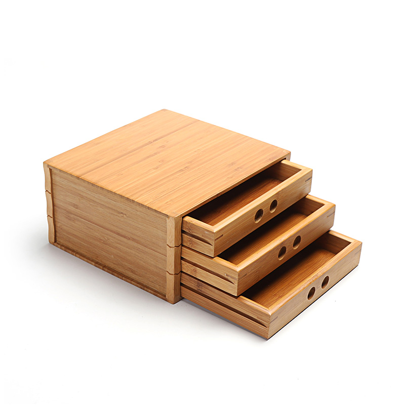Ding heng puer tea boxes bamboo drawer receive tea cake box of ark of tea packaging box tea tray tea taking