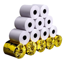 Thermal cashier paper 57x50pas printer paper universal Meituan takeout order printing roll paper whole box 58mm small roll are you hungry 80x80x60 universal supermarket kitchen cash register receipt paper