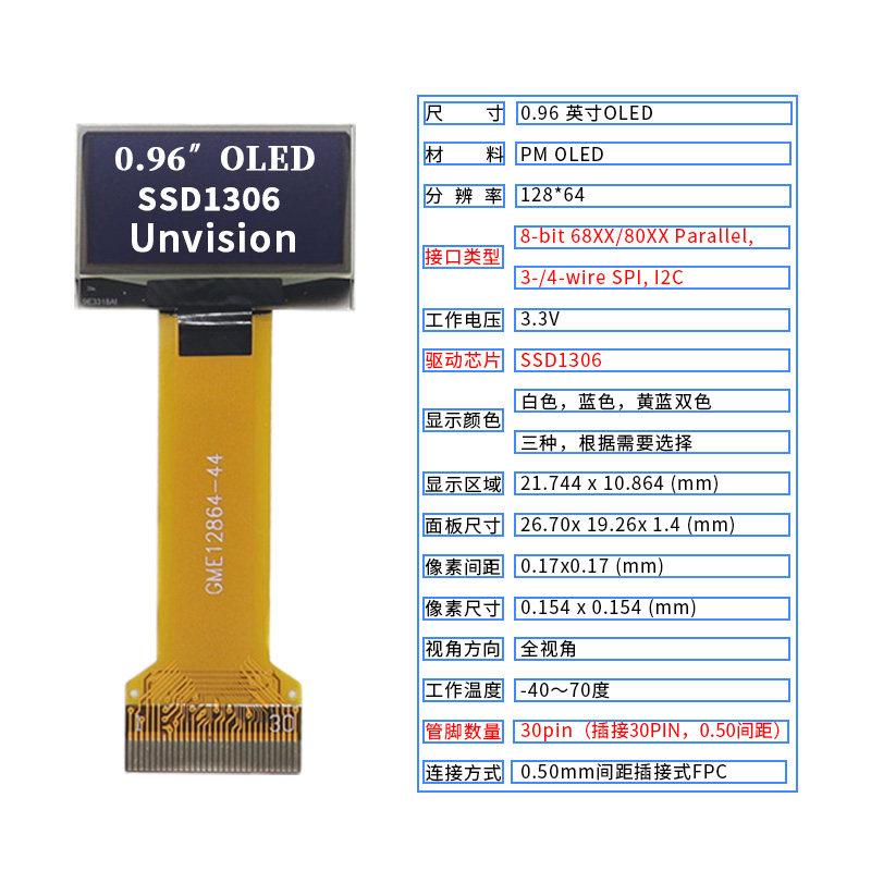 0.96寸OLED屏,点亮你的智能项目,轻松实现梦幻显示! -OLED-淘宝百科网