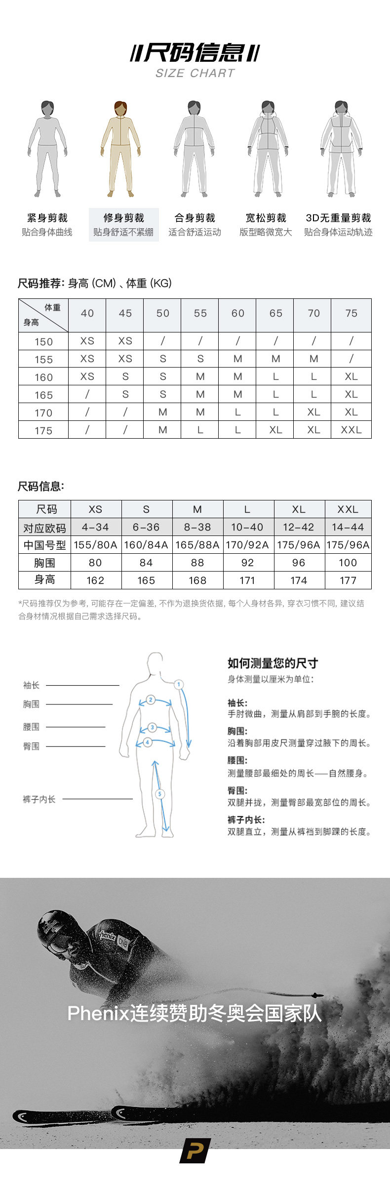 挪威滑雪冠军赞助商 日本Phenix 19款 真皮草毛领 女纯手工奢华版滑雪服 图7