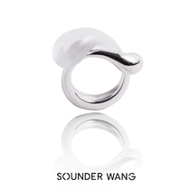 SOUNDER WANG illusion animal series transparent crystal ring 925 silver design sense advanced sense Wild