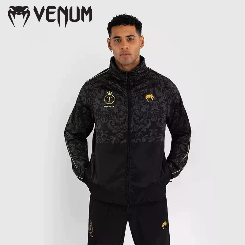 Куртка-ветровка с капюшоном в стиле casual спортивная одежда VENUM Venom x Topuria Unmatched Topuria
