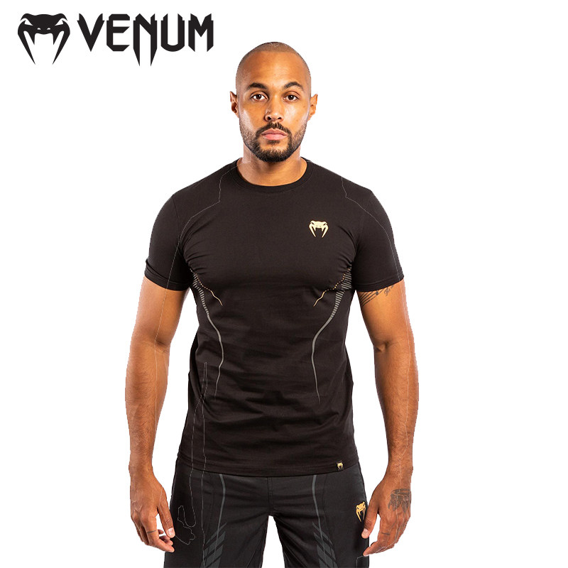 VENUM POISON ATHLETICS T-SHIRT ROUND COLLAR SHORT SLEEVE T-SHIRT RUNNING SPORTS CASUAL EVERYDAY MAN'S BLOUSE
