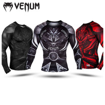 GLADIATOR 3 0 RASHGUARD VENOM TIGHTS ANTI-WEAR LONG SLEEVE JIU-jitsu TRAINING COMPRESSION SUIT