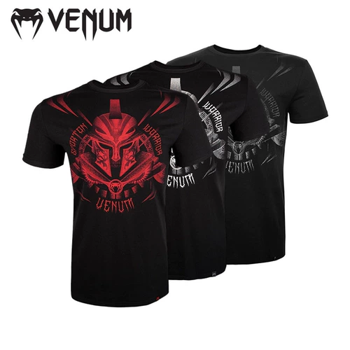 VENUM Gladiator 3.0 Fighter Fighter Cotton T -Form Sports Fitness Короткая -круглая шея повседневная
