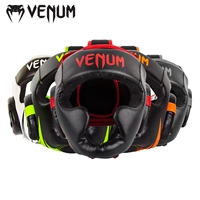 Подлинный Venum Challenger 2 Boxing Sanfa Tubo Training Helmet MMA Fighting Muay Thai Mueling защитный