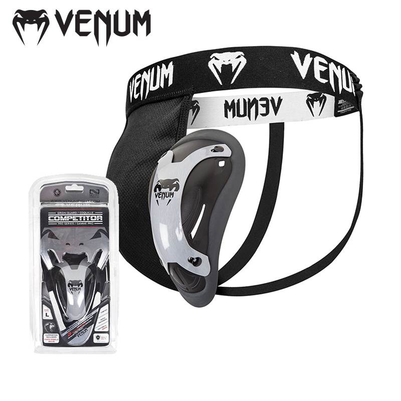 Venum Competitor Venom Boxing Groin Protector Men's Protective Gear Ufc Double-Layer Shock-Absorbing Rubber Groin Protector Muay Thai