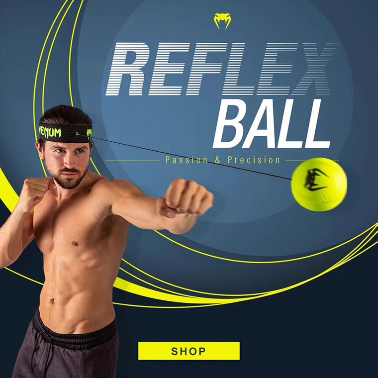 Venum Venom Head-Mounted Speed Ball Fighting Boxing Reaction Ball Combat Sanda Stress Relief Magic Ball Training Ball