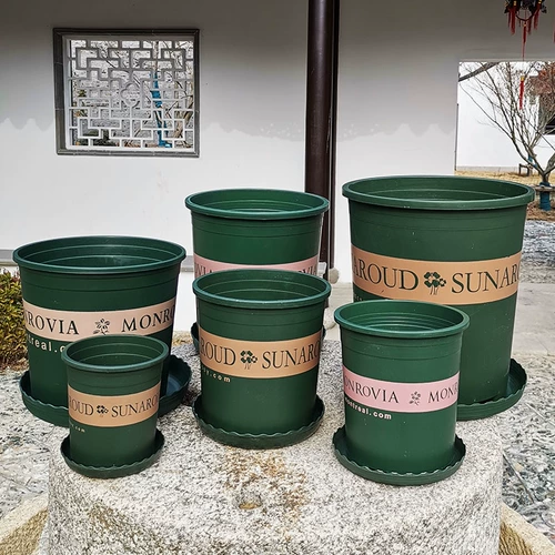 Пластиковый очень большой креативный цветочный горшок, увеличенная толщина