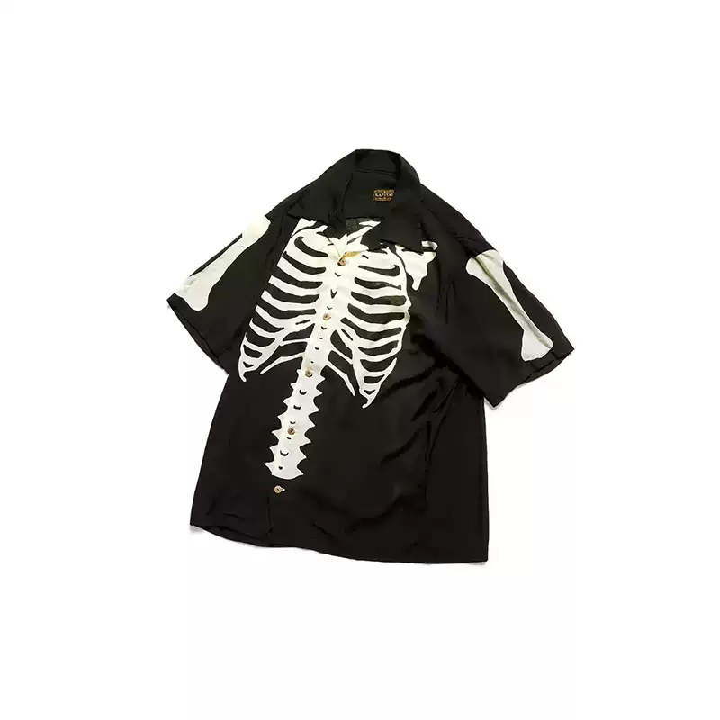 KAPITAL刺绣花纹短袖T恤平田和宏设计日系天竺棉潮流上衣